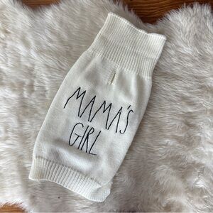 Rae Dunn Cream Mama’s Girl Pet Sweater